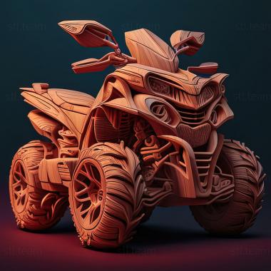 3D модель Хонда TRX420FA (STL)